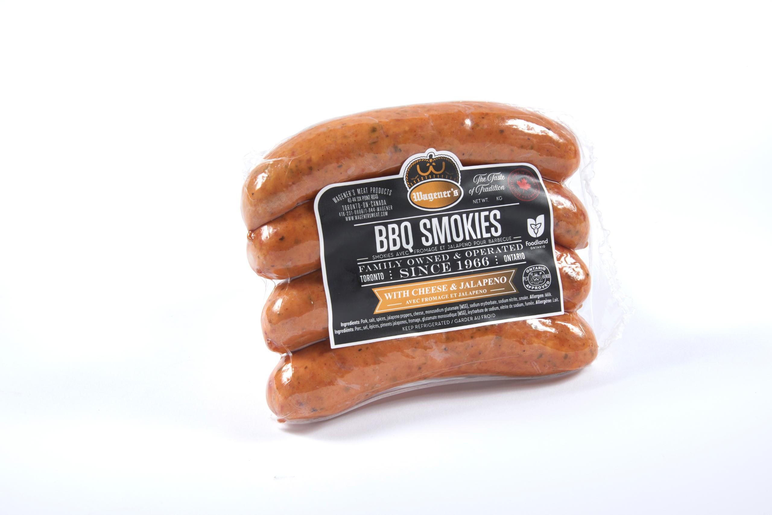 BBQ Smokies With Cheese & Jalapeno