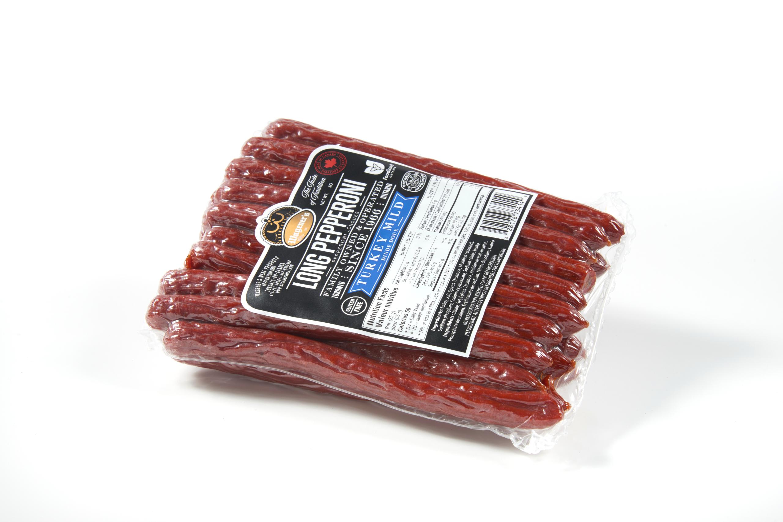 Long Mild Turkey Pepperoni